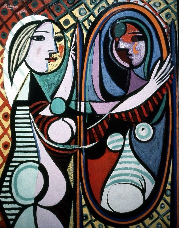 Girl Before a Mirror by Pablo Picasso